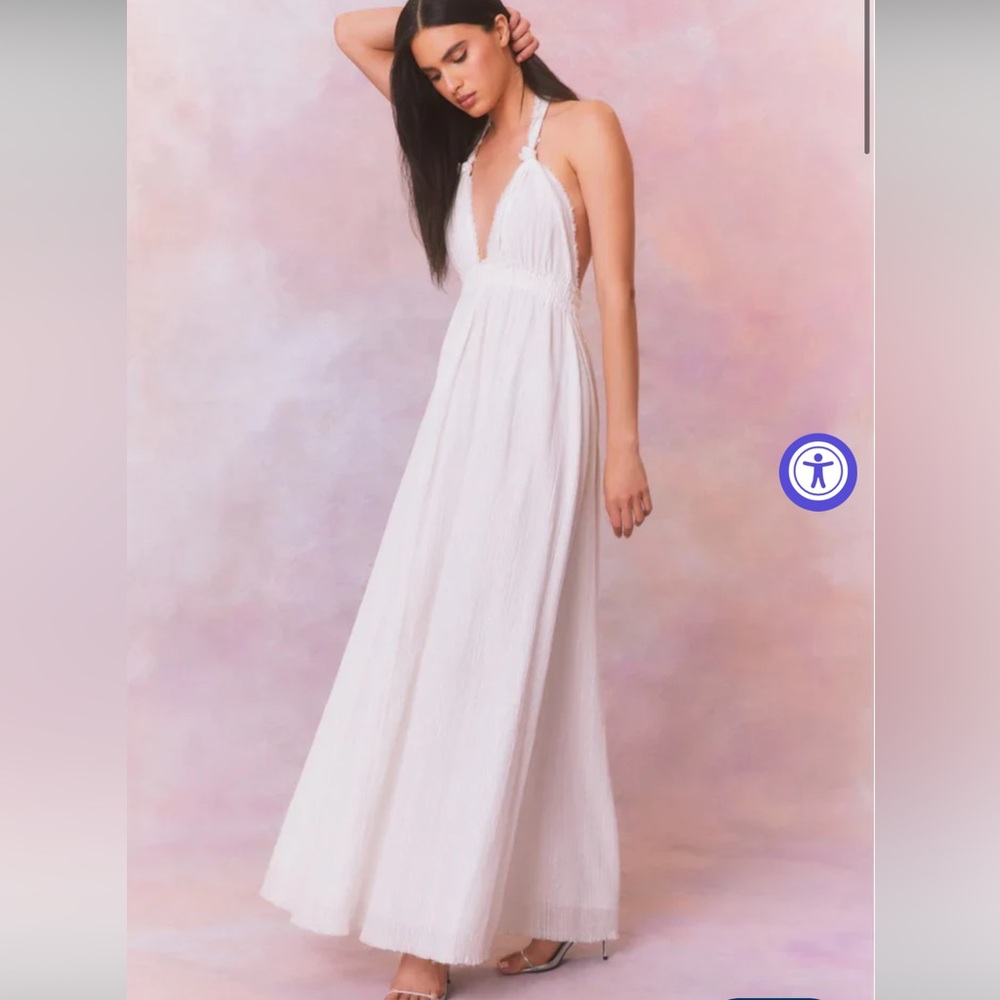 Loveshackfancy Love Halter Maxi Dress